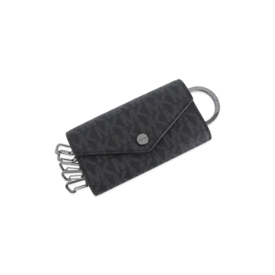 MICHAEL KORS Cooper Key Holder "Black"