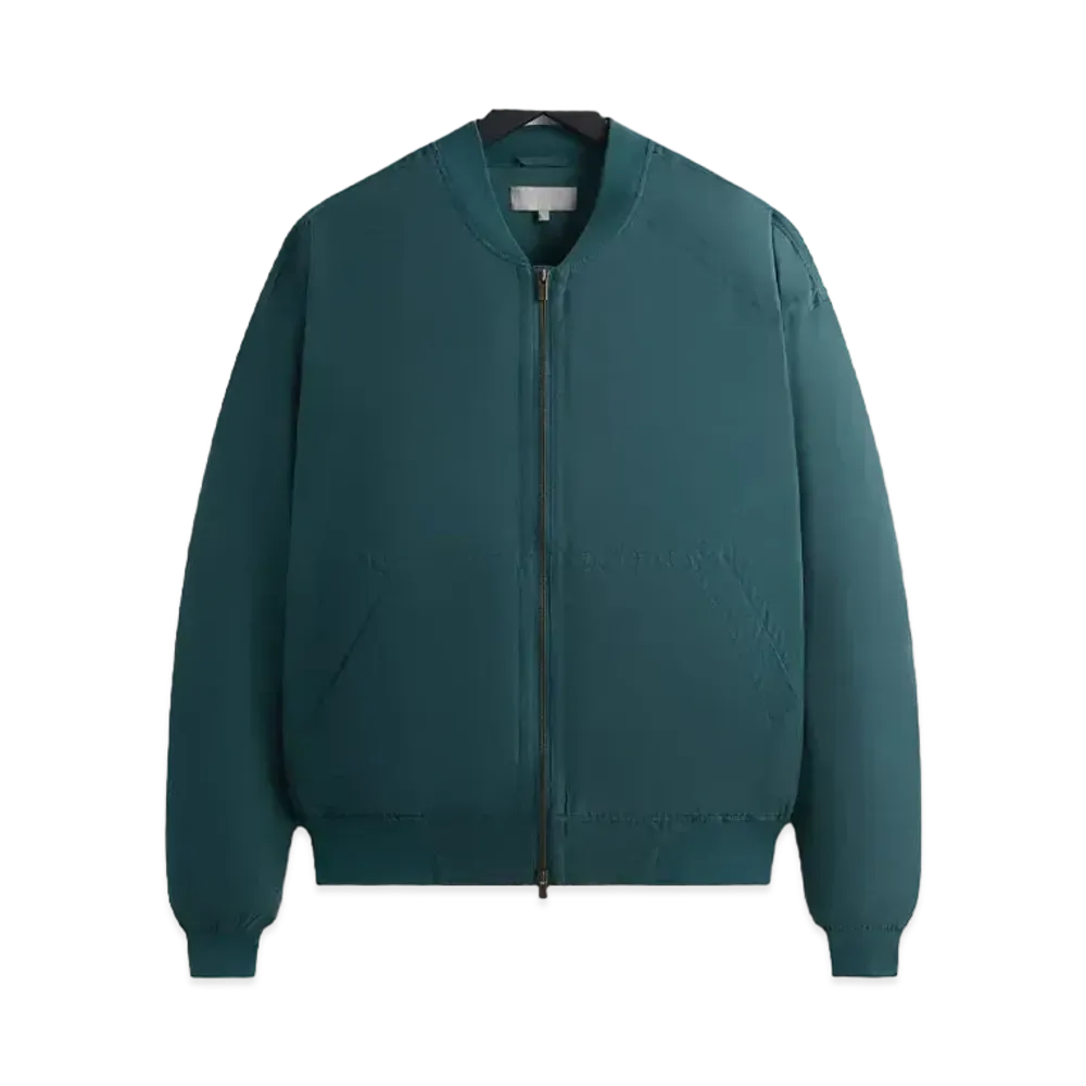 Kith Koen Washed Silk Bomber Jacket "Algae"