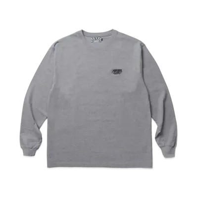 APHRODITEGANG Classic Logo Embroidery L/S Tee "Grey"
