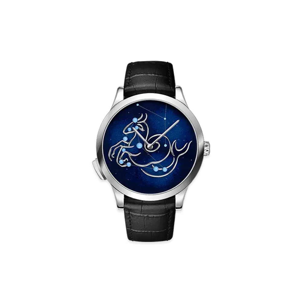 Van Cleef & Arpels Midnight Zodiaque Lumineux Capricorni Capricorn watch "18K White gold"