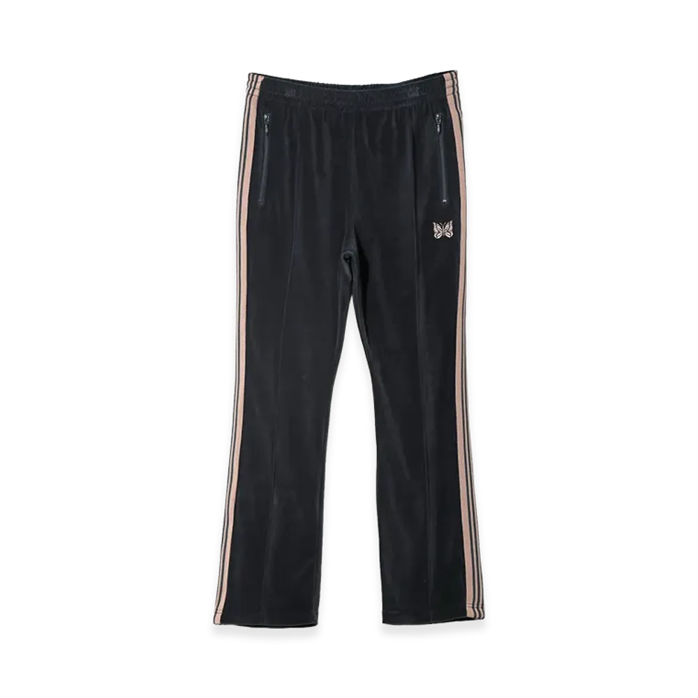 NEEDLES Narrow Track Pant - C/PE Velour "Steel Blue"