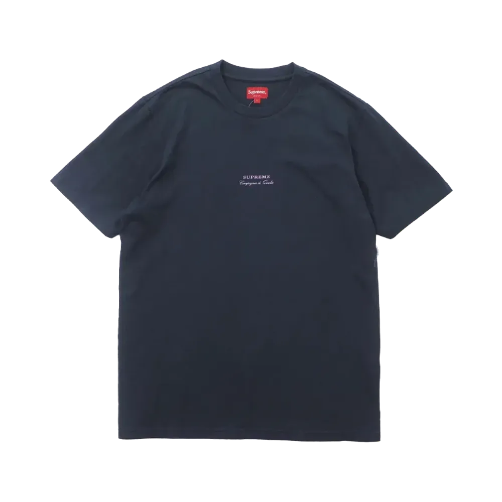 Supreme Qualite Tee 19SS "Navy"