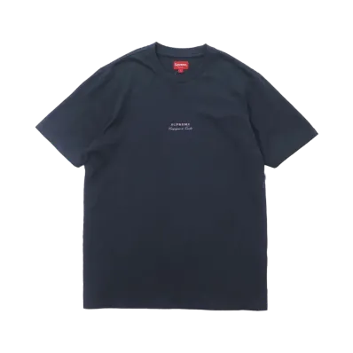 Supreme Qualite Tee 19SS "Navy"