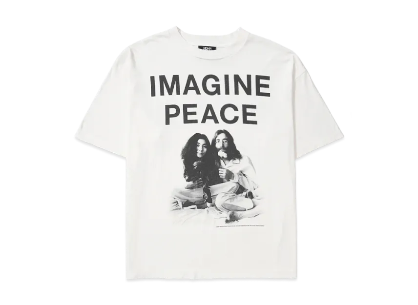 セントマイケル x ジョンレノン JL ショートスリーブ Tシャツ イマジンピース