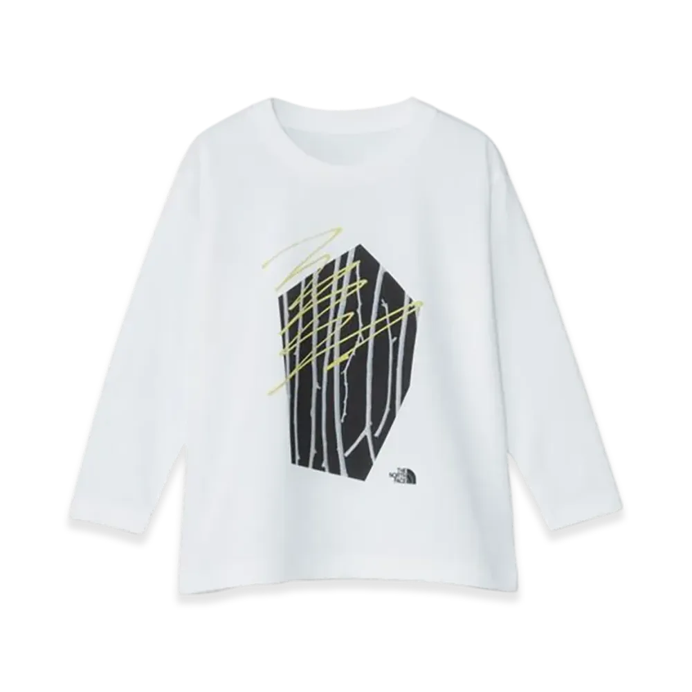 The North Face Toddler L/S Cut and Paste Tee Kids "White"