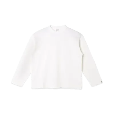 N.HOOLYWOOD x LOOPWHEELER Long Sleeve T-Shirt "White"