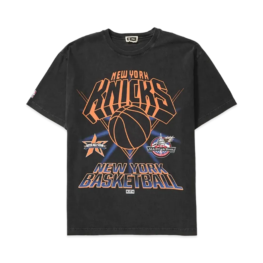 Kith x NBA All-Star New York Knicks Vintage Tee "Black"