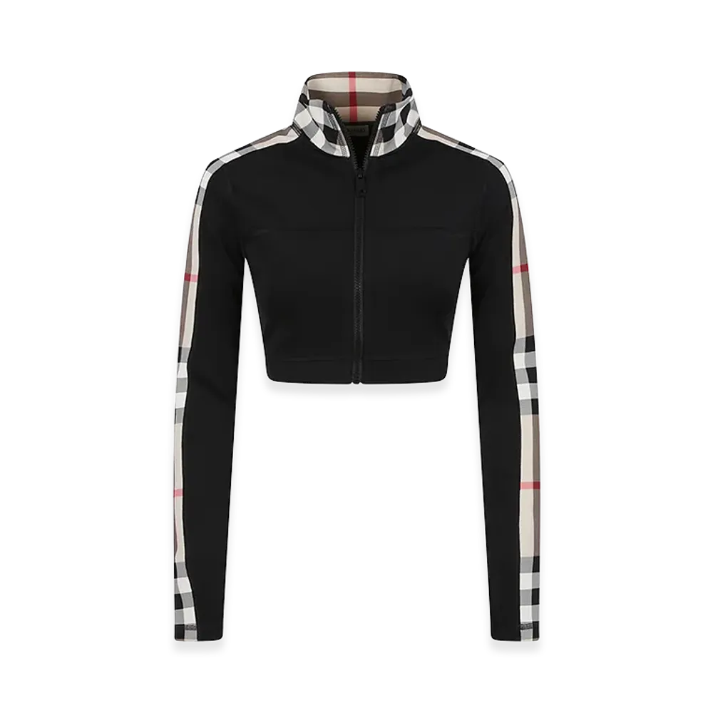 Burberry Women's Stretch Nylon Sweatshirt "Black"