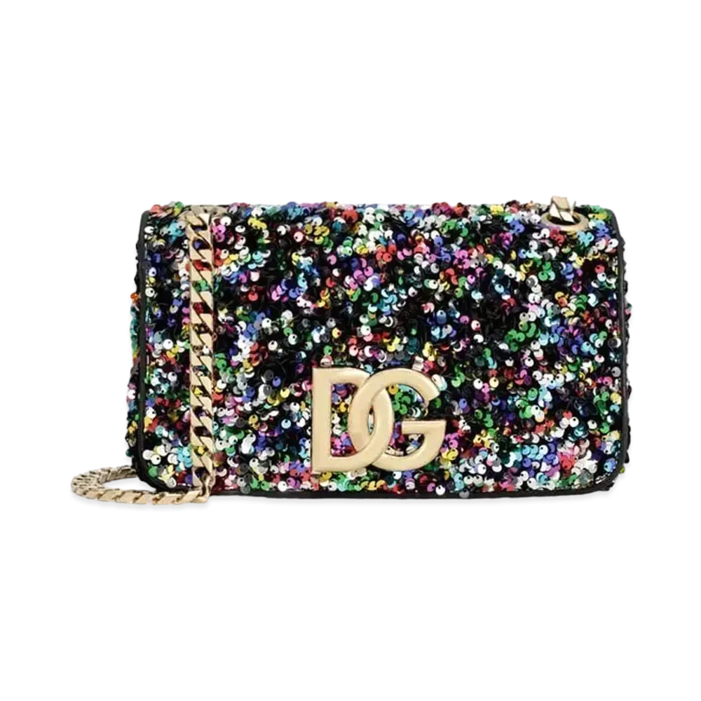 Dolce&Gabbana 3.5 Shoulder Bag Multi Color Sequins "Multicolor"