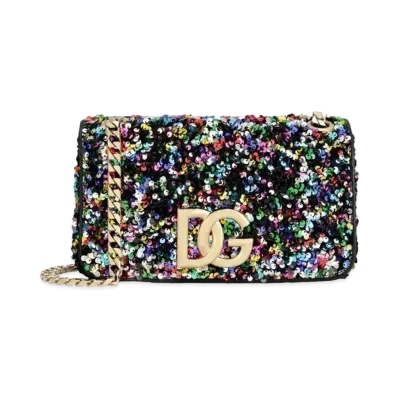 Dolce&Gabbana 3.5 Shoulder Bag Multi Color Sequins "Multicolor"