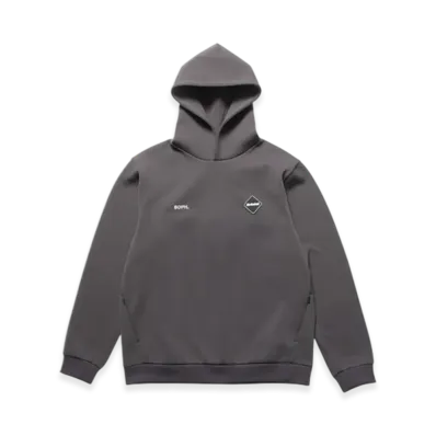 F.C.Real Bristol Quarter Knit Hoodie "Brown"