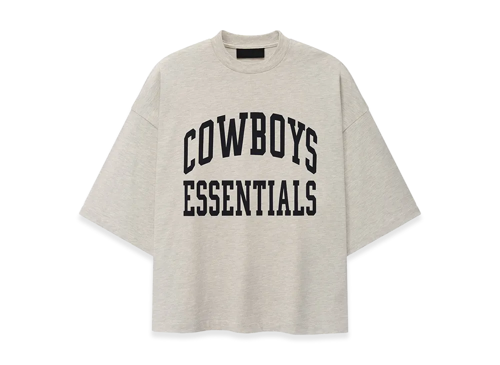 FEAR OF GOD ESSENTIALS Dallas Cowboys Training Camp Tee "Light Heather"