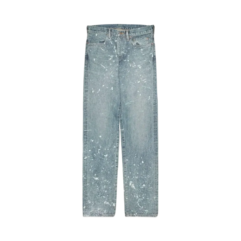 SUGARHILL MOLDED DENIM TROUSERS STRAIGHT CUT "INDIGO"