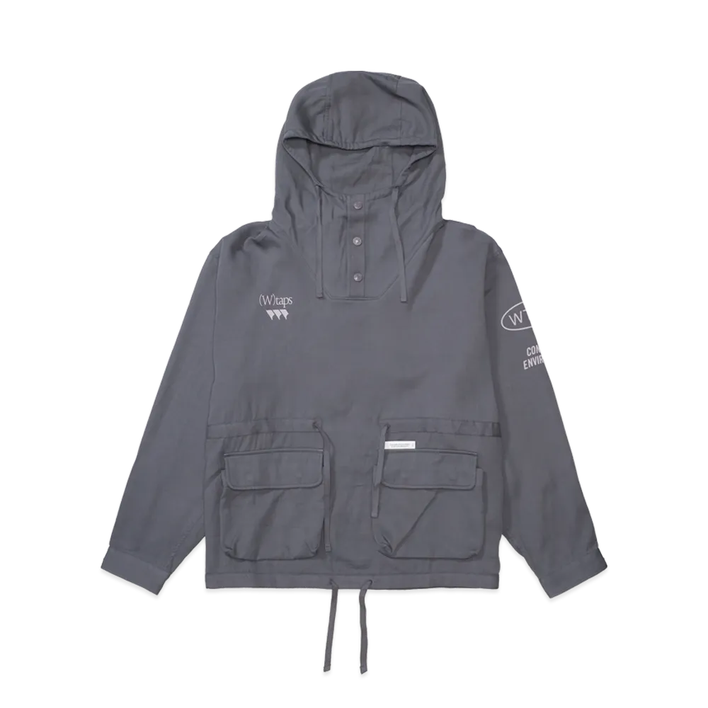 WTAPS Chamber / LS / Cotton. Twill "Charcoal"