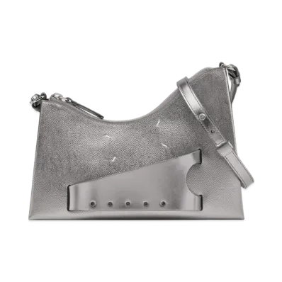 Maison Margiela Snatched Hobo Small "Metallic Gray"