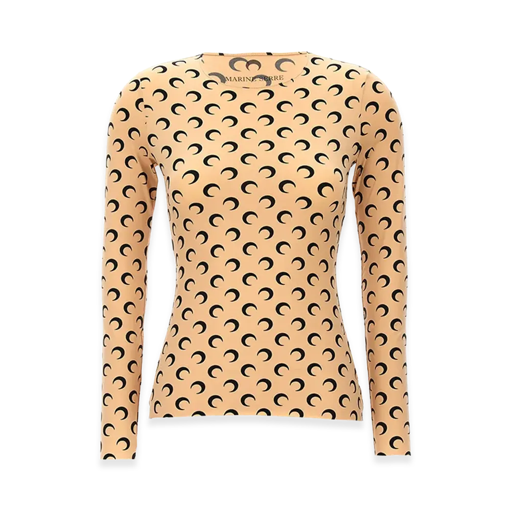 Marine Serre Women's Sweater "Neutrals/Black"