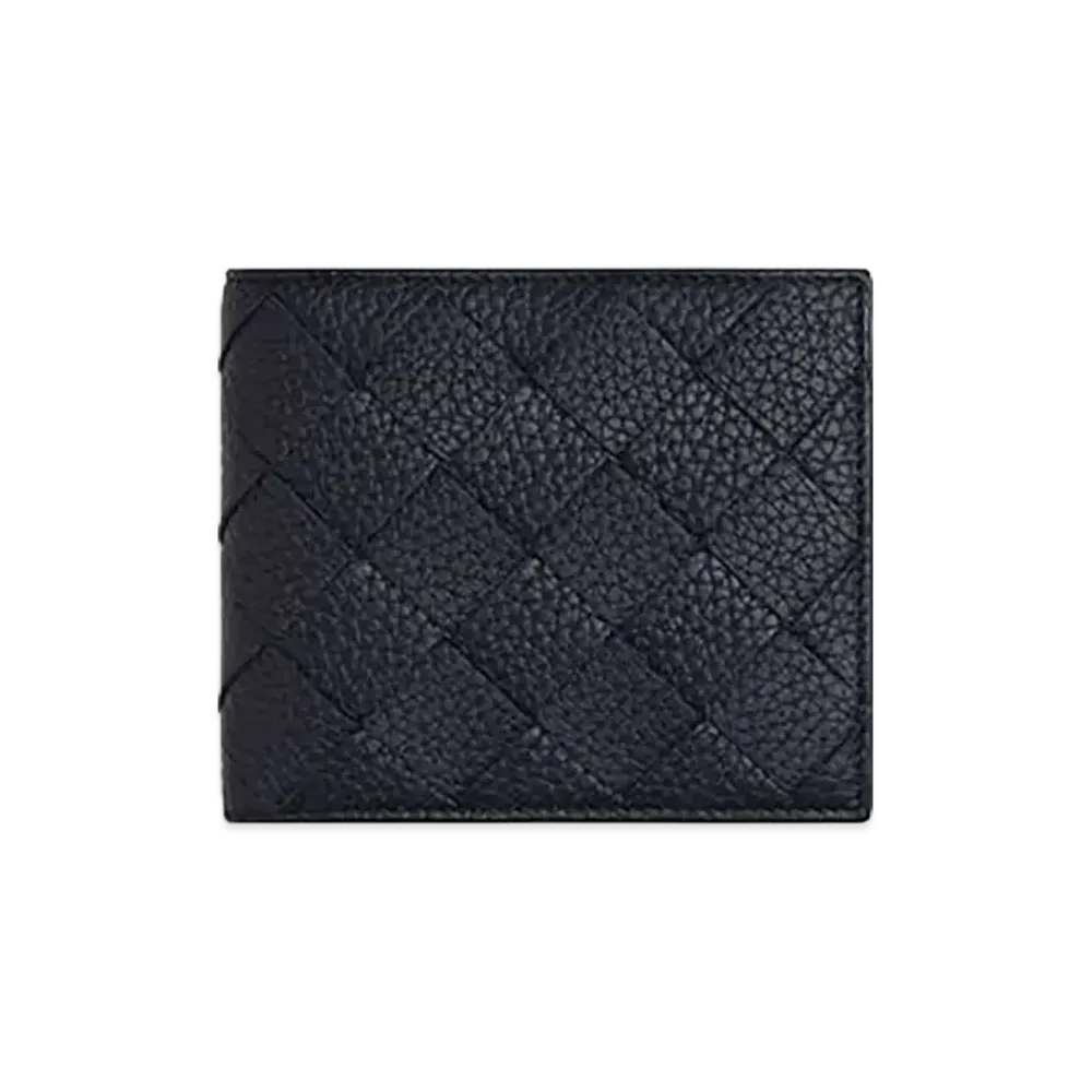 Bottega Veneta Intrecciato Bi-fold Wallet with Coin Purse "Nocturnal"