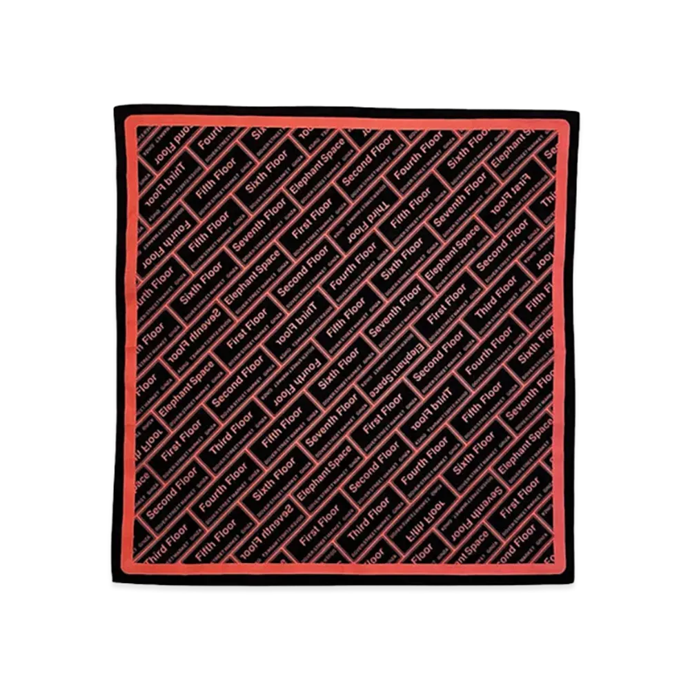 MIN-NANO x DSMG SBQ Bandana "Black/Pink"