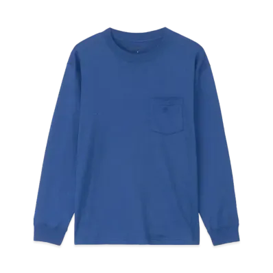 Goldwin Oversized Pocket Long Sleeve T-shirt (Unisex) "Deep Blue"