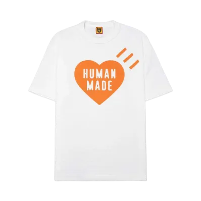 HUMAN MADE Heart T-Shirt Shibuya Parco Store Limited "White/Orange"