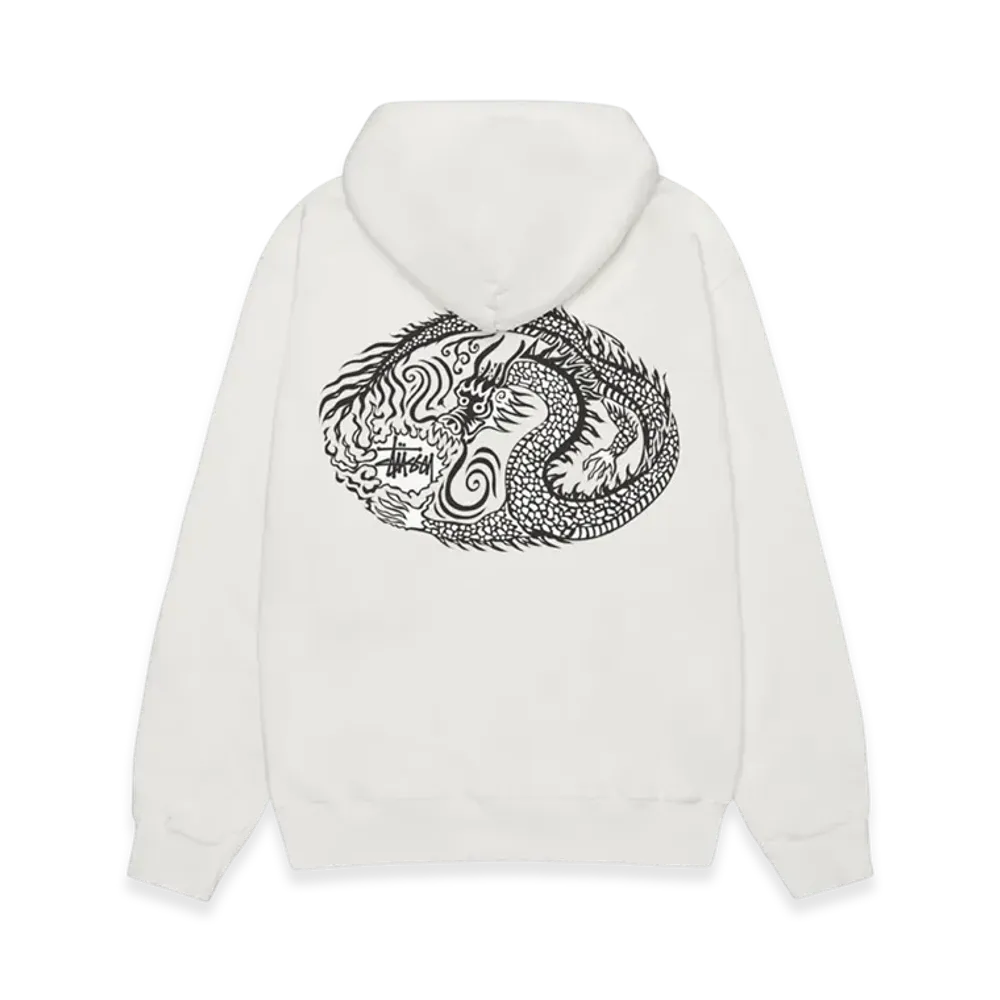 Stussy Mosaic Dragon Hoodie Pigment Dyed "Natural"
