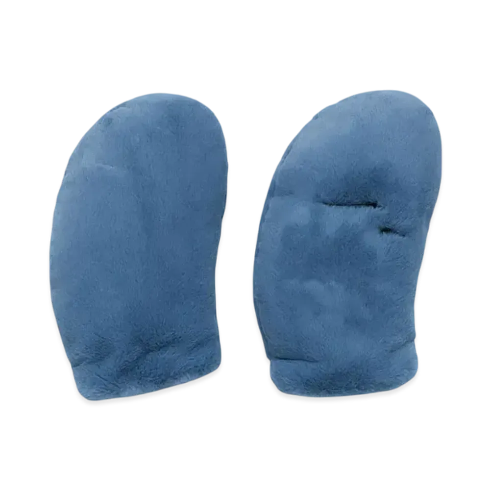 Marni Padded Faux Fur Mittens "Bluette"