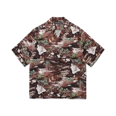 WACKO MARIA Hawaiian Shirt "Brown"