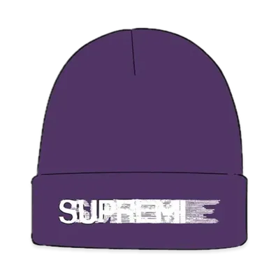 Supreme Motion Logo Beanie "Purple" (20SS)