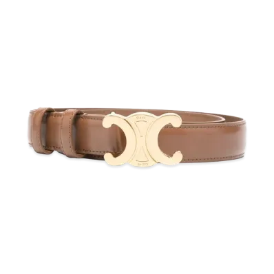 CELINE Women's Capsule Belts "Brown"