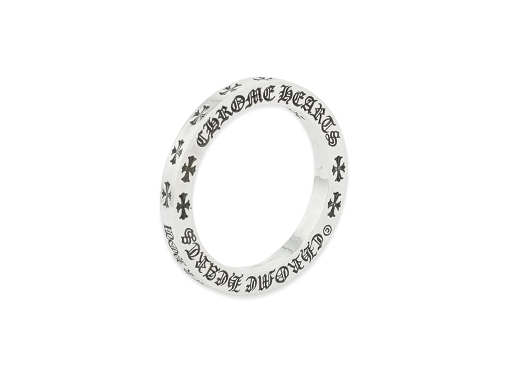 Chrome Hearts Spacer Ring FUCK YOU 3mm Honolulu Exclusive "Silver"