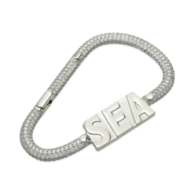 WIND AND SEA Sea Rhine Stone Carabiner "Silver"