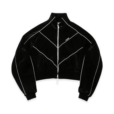HUMMEL 00 Chev Pipingvelv TR-Jacket "Black"