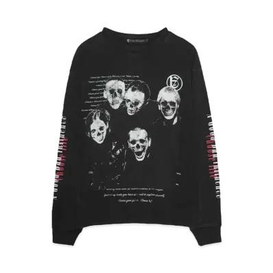 A GOOD BAD INFLUENCE Choose Life LONG SLEEVE T-SHIRT "BLACK"