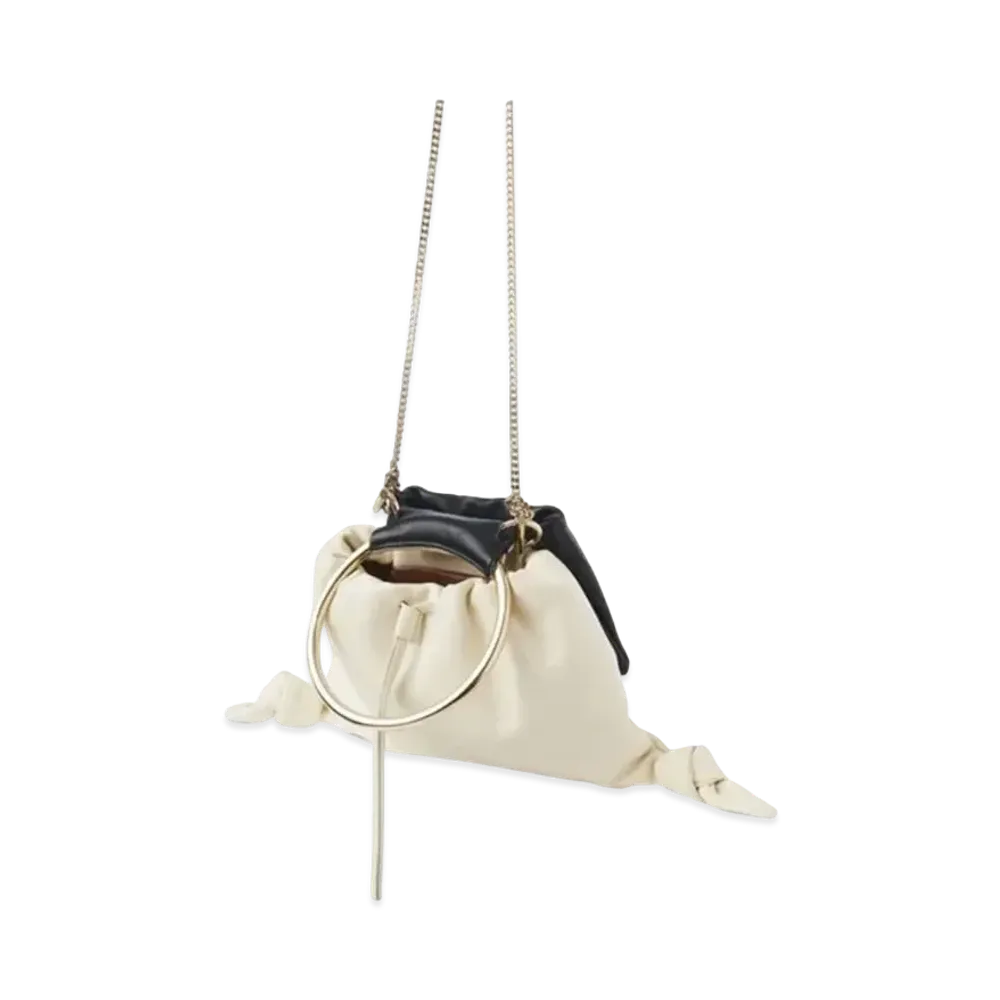 Chloe Arlene Pouch "White/Black"