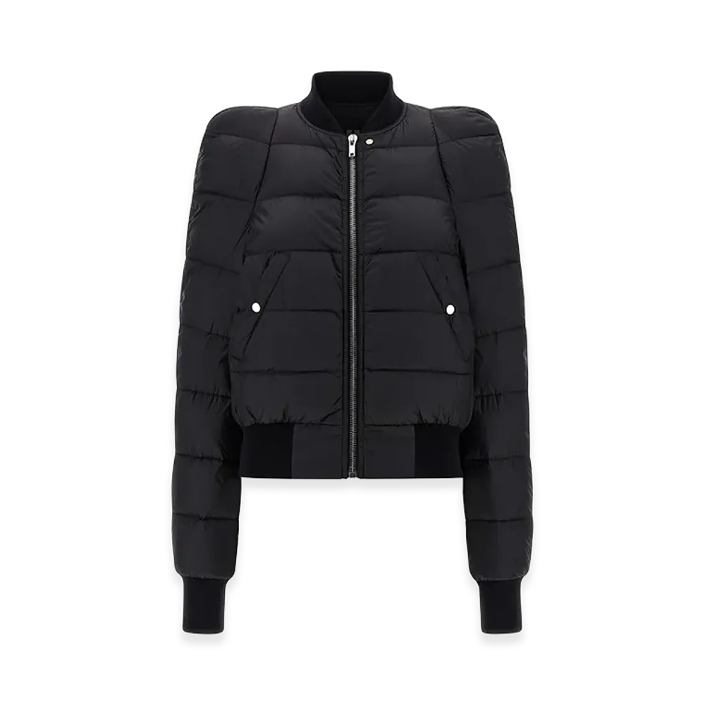 Rick Owens Women's Duvet Flight' Bomber Jacket "Black"