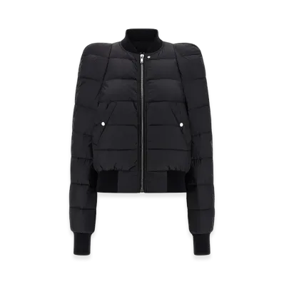 Rick Owens Women's Duvet Flight' Bomber Jacket "Black"