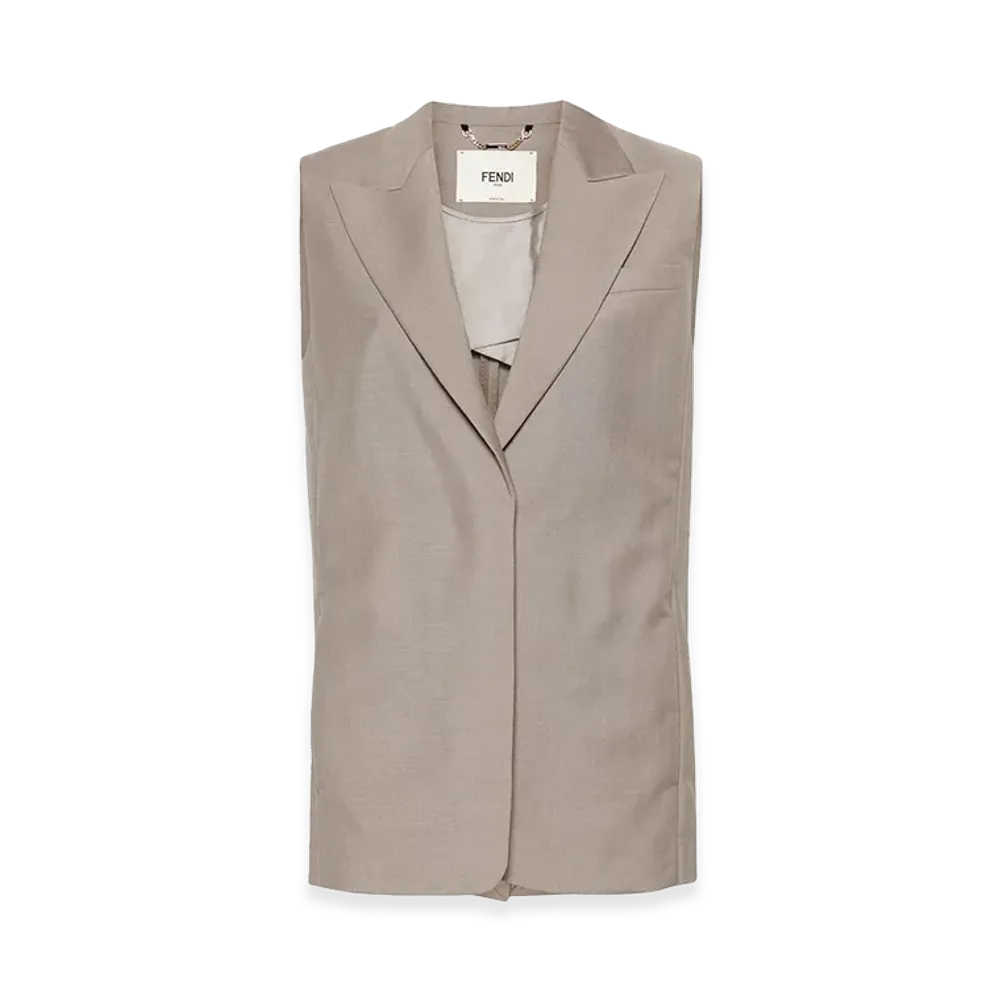 FENDI Women's Vest "Dove Gray"