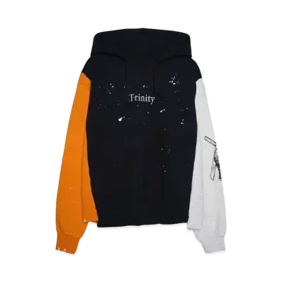 SOMEIT REBUILD HOODIE "ORANGE/BLACK/GREY"
