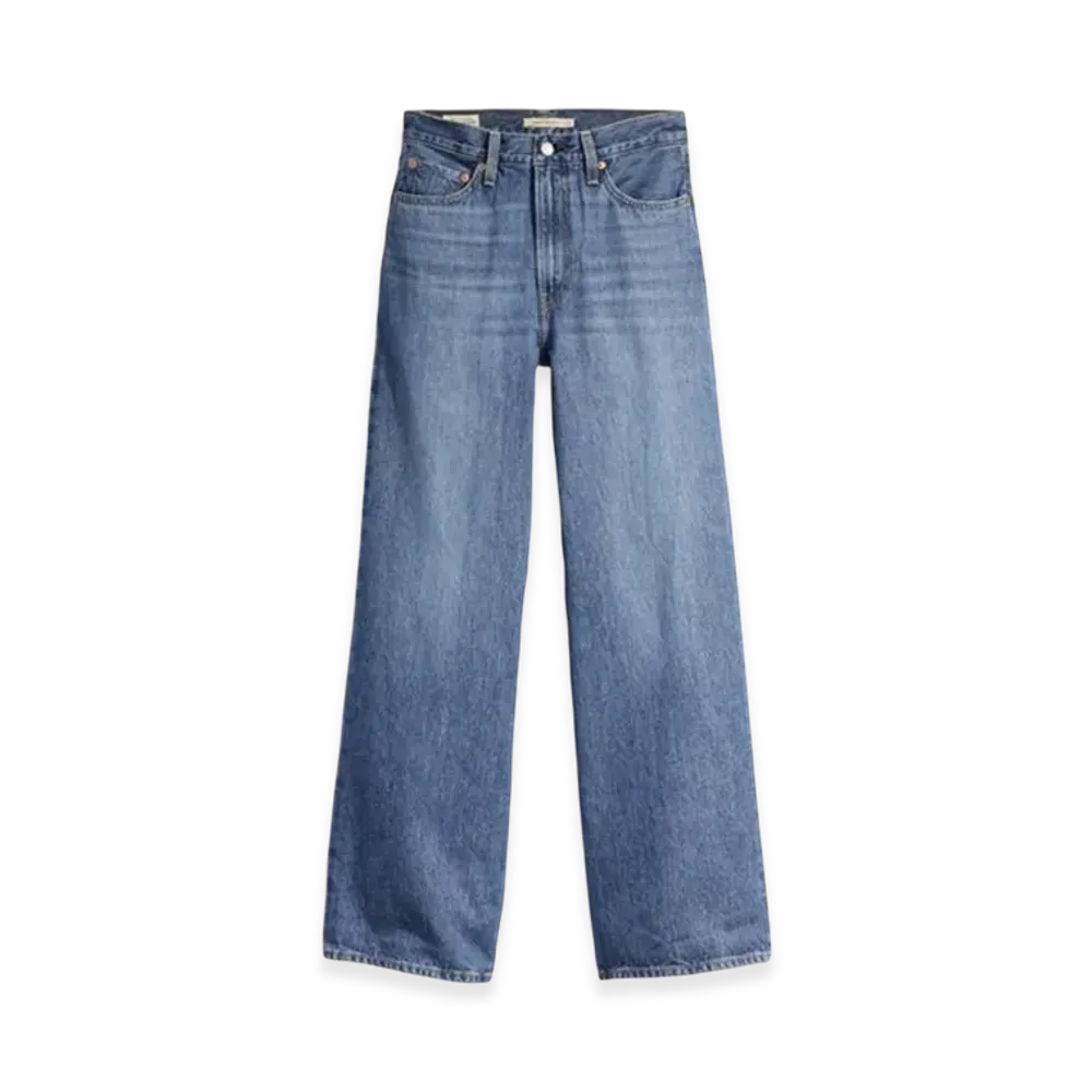 Levi's Ribcage Wide Leg Jeans "Medium Wash"