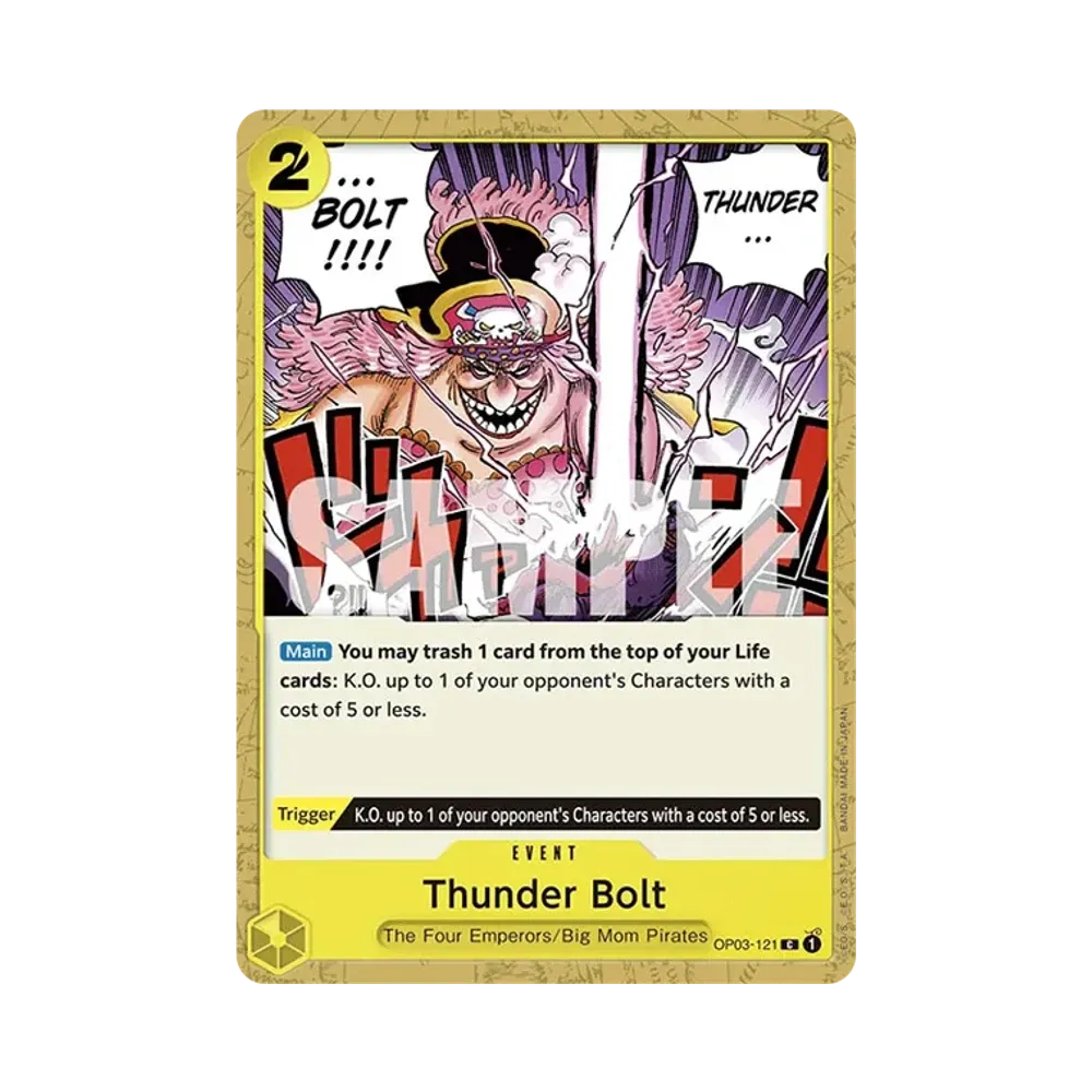 雷霆 C [OP03-121]【英語版】(プレミアムブースター「ONE PIECE CARD THE BEST」)