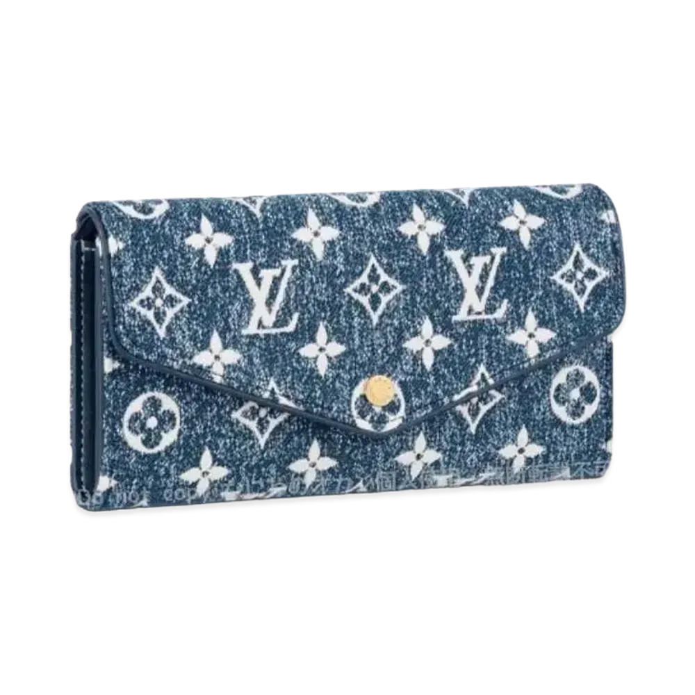 Louis Vuitton Sarah Wallet Monogram Jacquard Denim