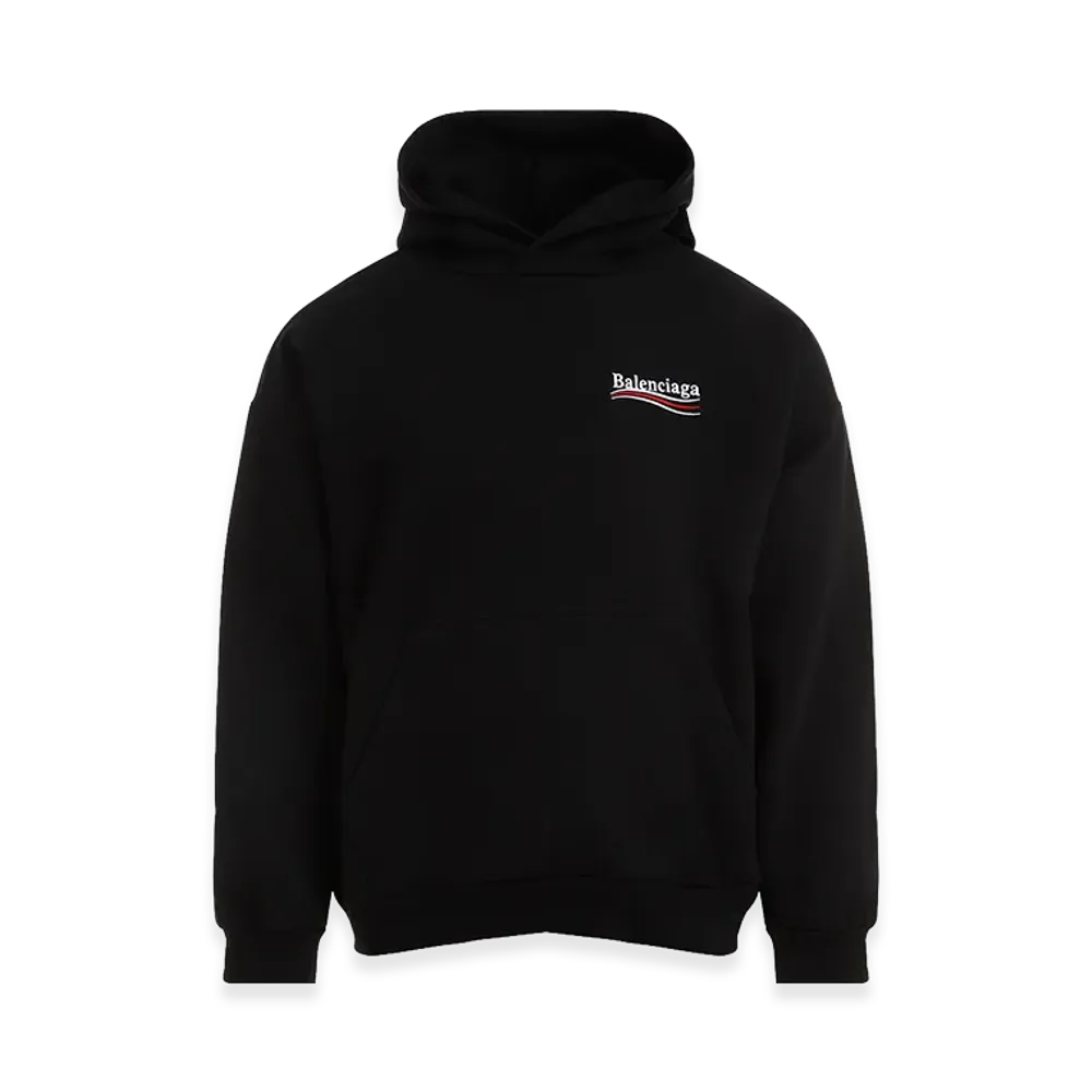 BALENCIAGA 'political Campaign' Hoodie "White/Black"