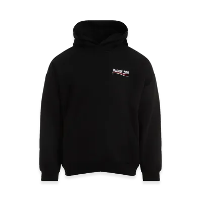 BALENCIAGA 'political Campaign' Hoodie "White/Black"