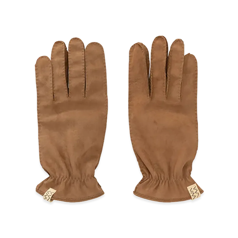 visvim Leather Gloves "LT.Brown"