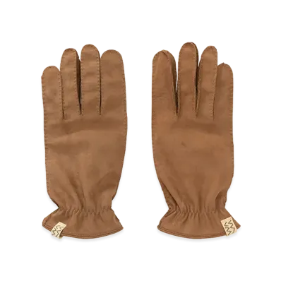 visvim Leather Gloves "LT.Brown"