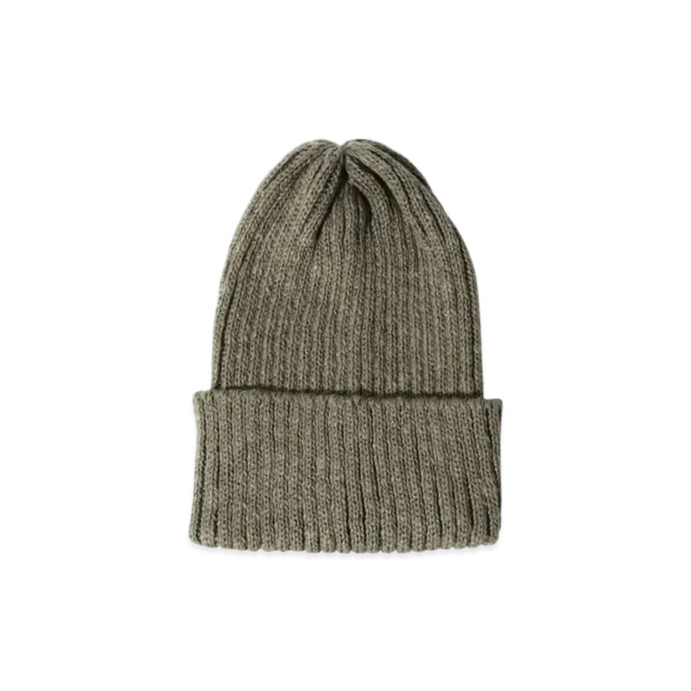 BEAMS Watch Cap Linen "Olive"