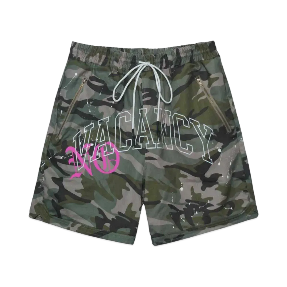 TAIN DOUBLE PUSH NO VACANCY CAMO SHORTS "L.CAMO"