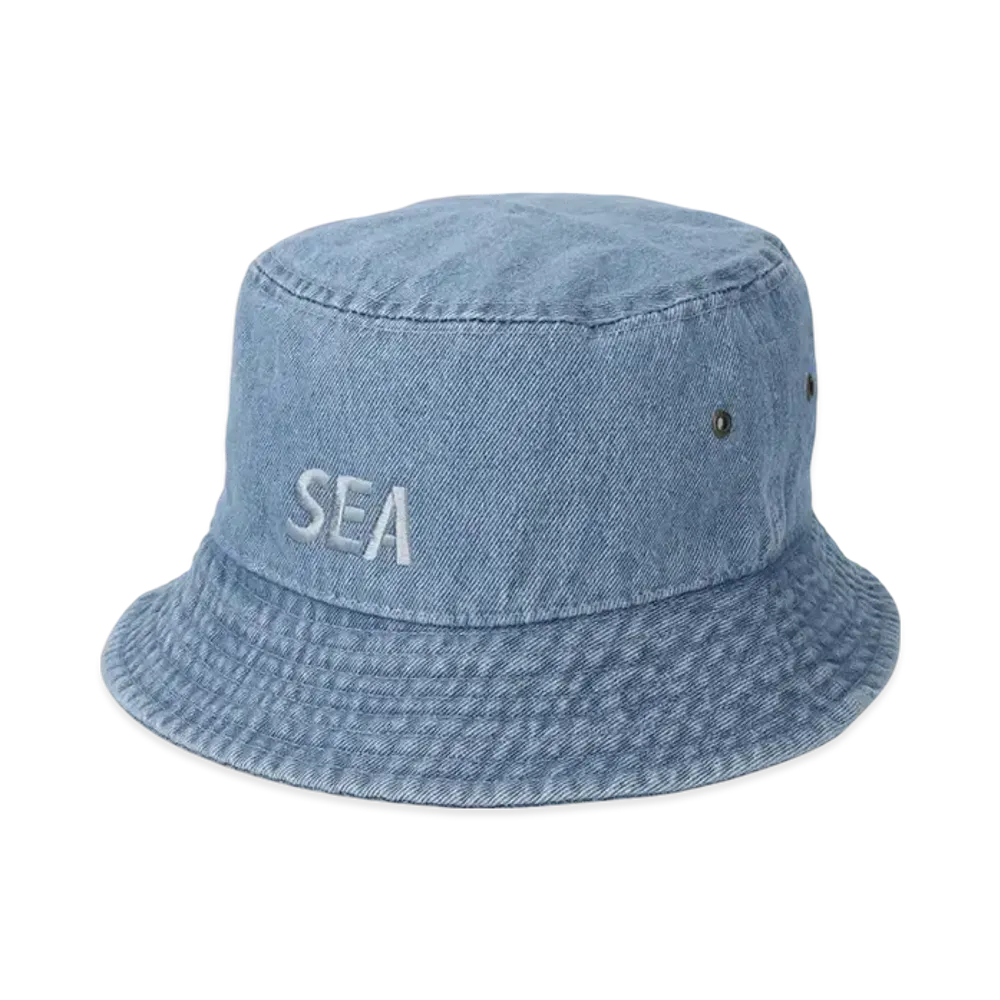 WIND AND SEA Denim Bucket Hat "LightBlue"