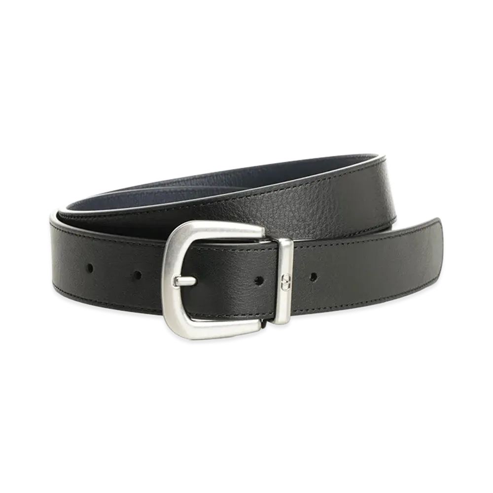Valentino Belt With Reversible Buckle "Black"