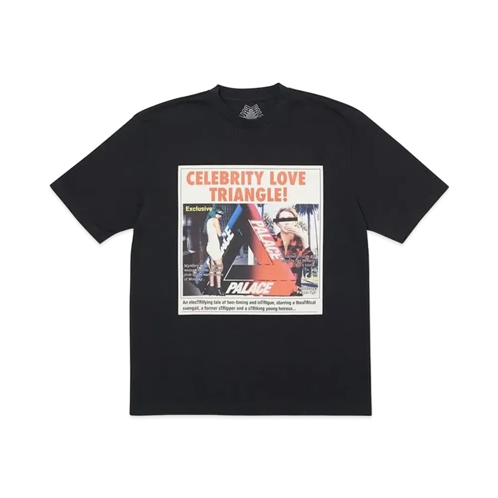 PALACE Love Triangle T-Shirt "Black"